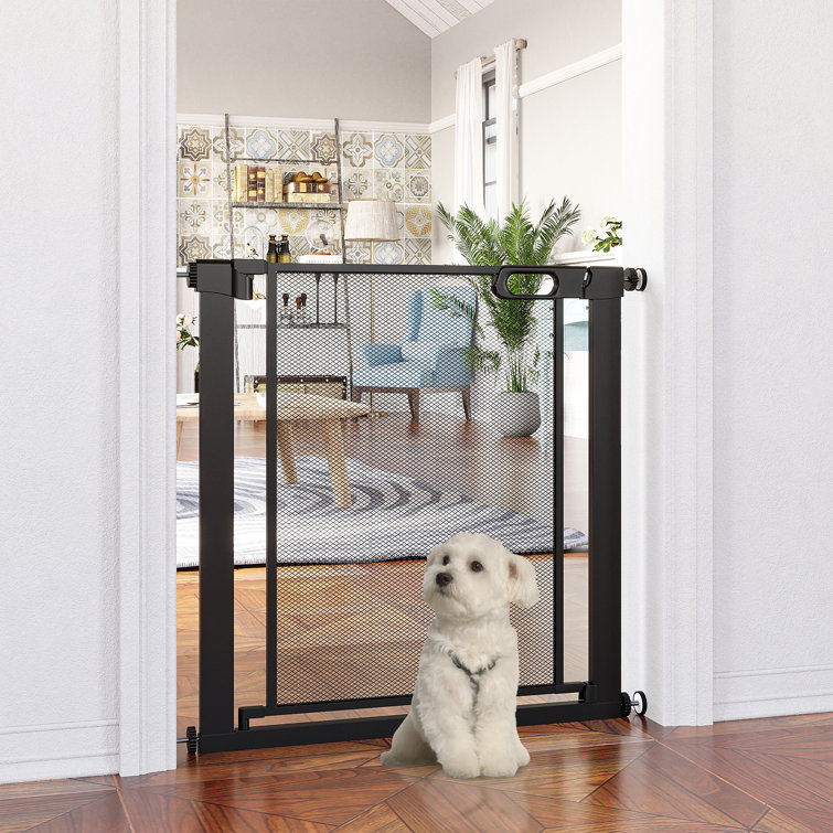 Pawhut Pressure Mounted Pet Gate Wayfair.co.uk